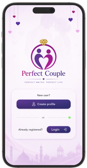 Perfect Couple App - Login & Registration